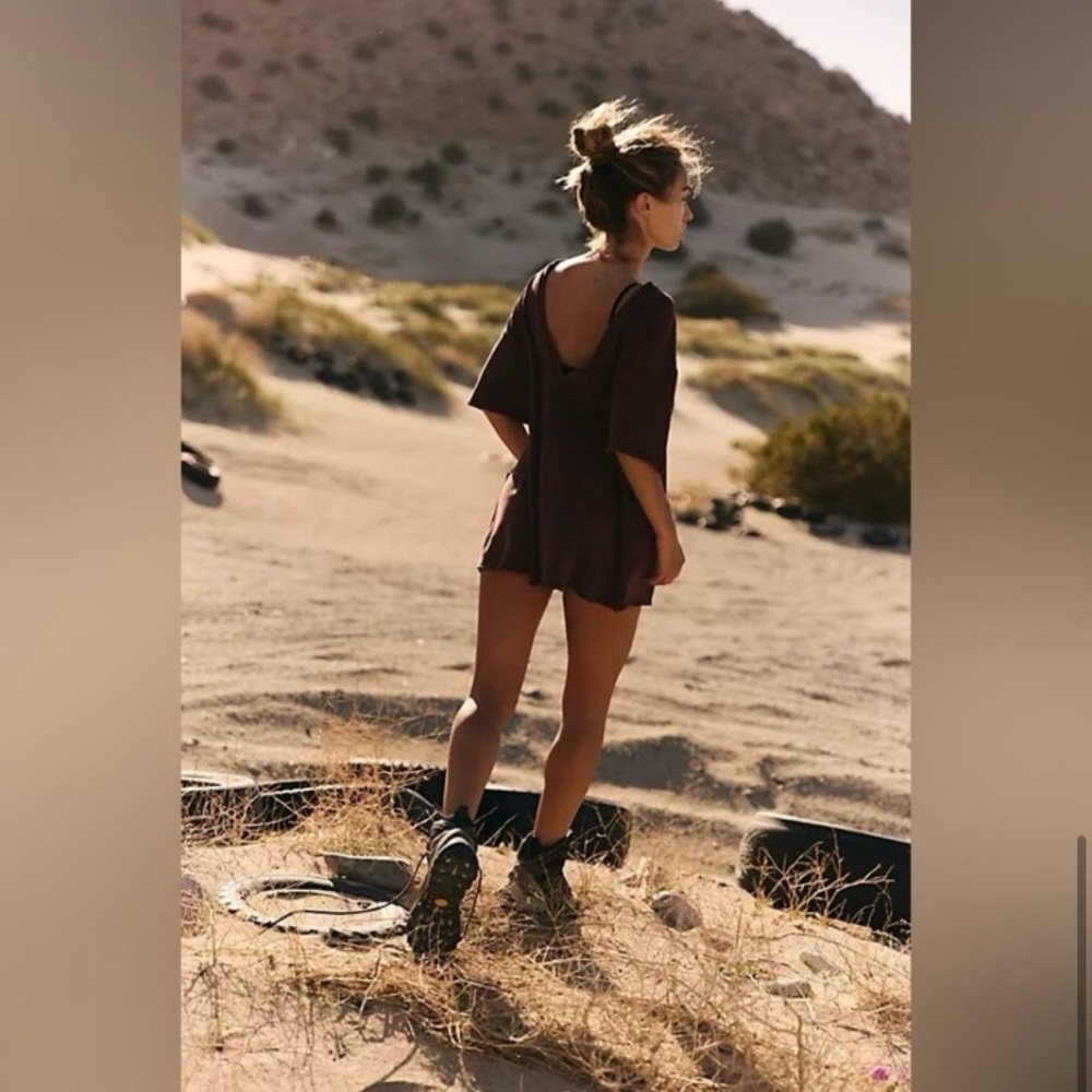 Free People Movement Hot Shot Tee Romper - Picture 4 of 16